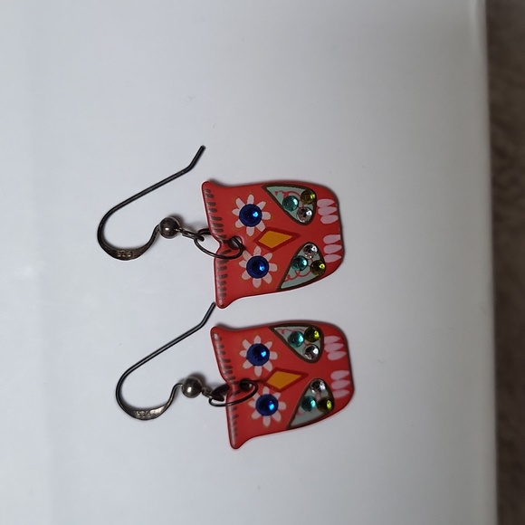 NWOT Sterling Silver Owl Earrings! - Picture 6 of 7